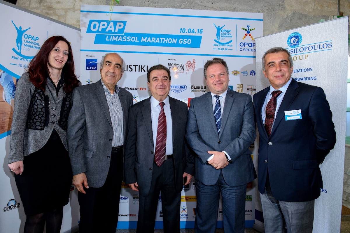 CNP Asfalistiki as one of the official sponsors of OPAP Limassol Marathon GSO